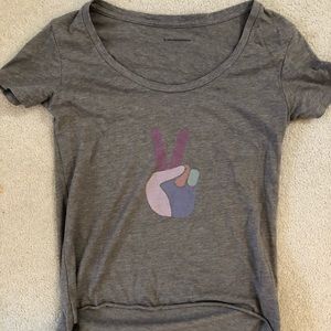 Peace sign anthro shirt